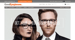 Desktop Screenshot of goodeyeglasses.com